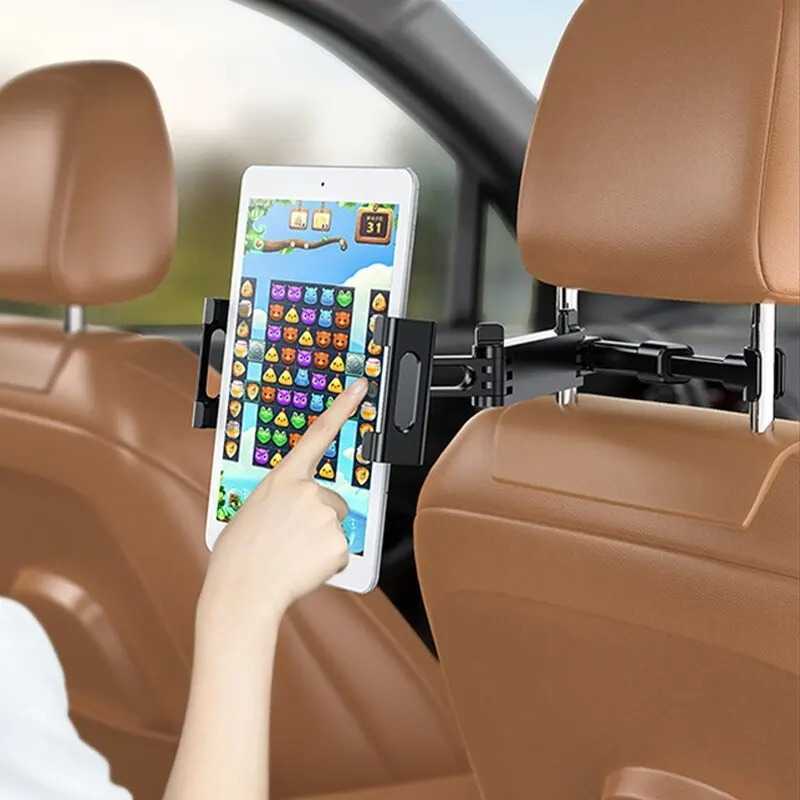 COD Car Stand Phone Holder Dudukan Tempat HP Smartphone Tablet Model Leher Panjang Telescopic Jepit 