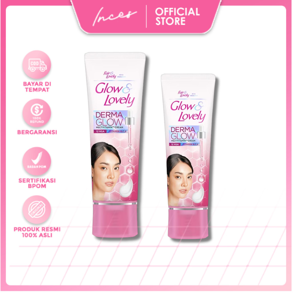 INCES - Glow & Lovely Multivitamin Cream 23 gr - 46gr