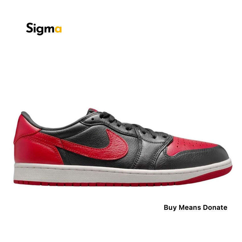 Sneakers Air Jordan 1 Low OG Black Red Banned