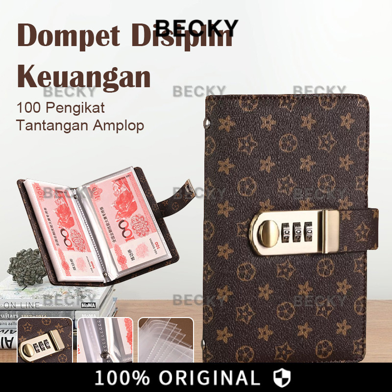 Dompet Disiplin Keuangan / Dompet Kas Keuangan Tabungan / Dompet Pengatur Bulanan