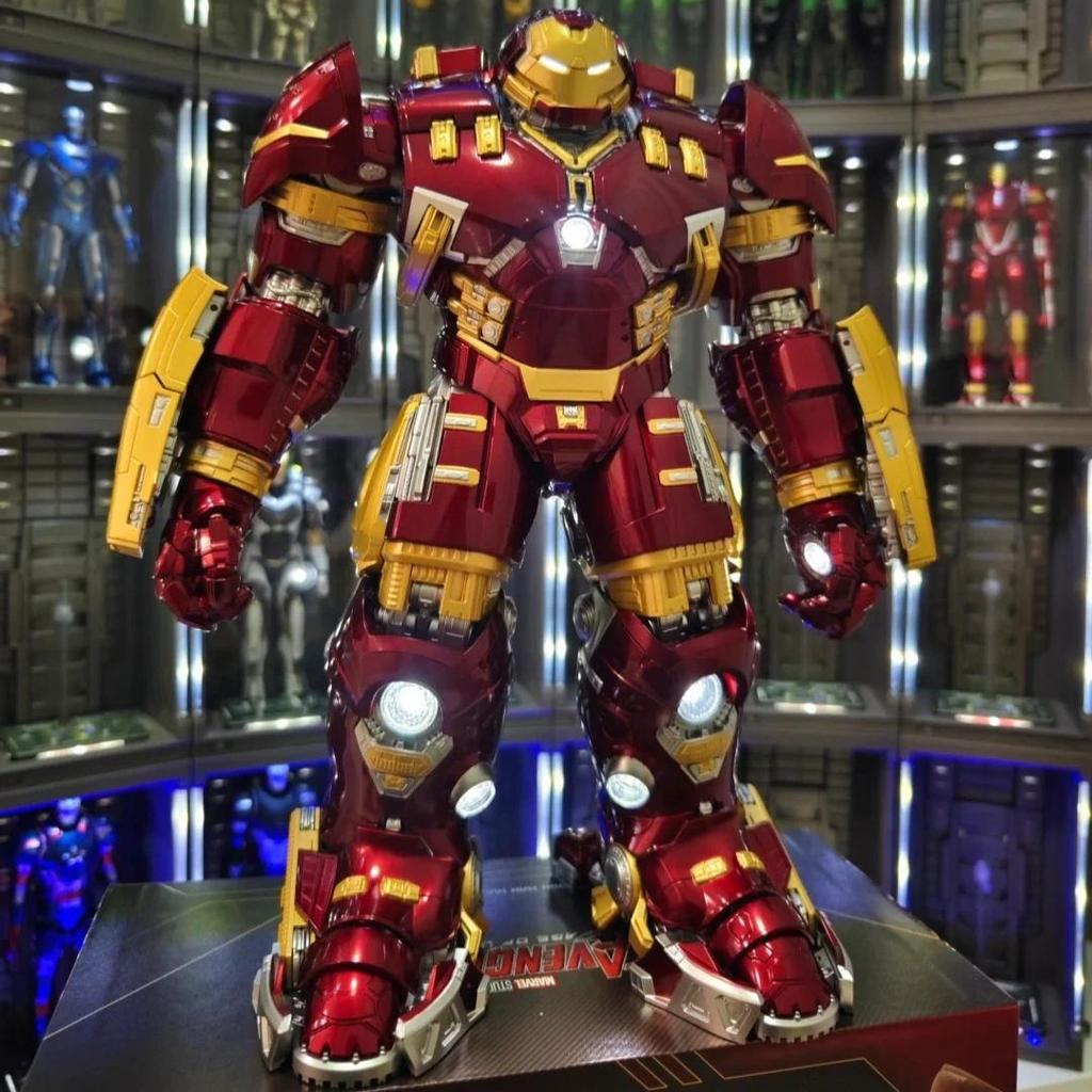 ZD Toys Original Iron Man Hulkbuster MK44 Action Figure Tony Stark Mecha Model Movable Anime Avenger