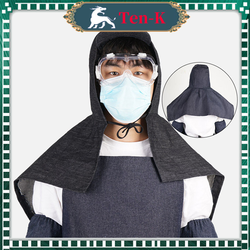 Topi Welder / Topi Jepang / Topi Las / Flame Retardant Hooded