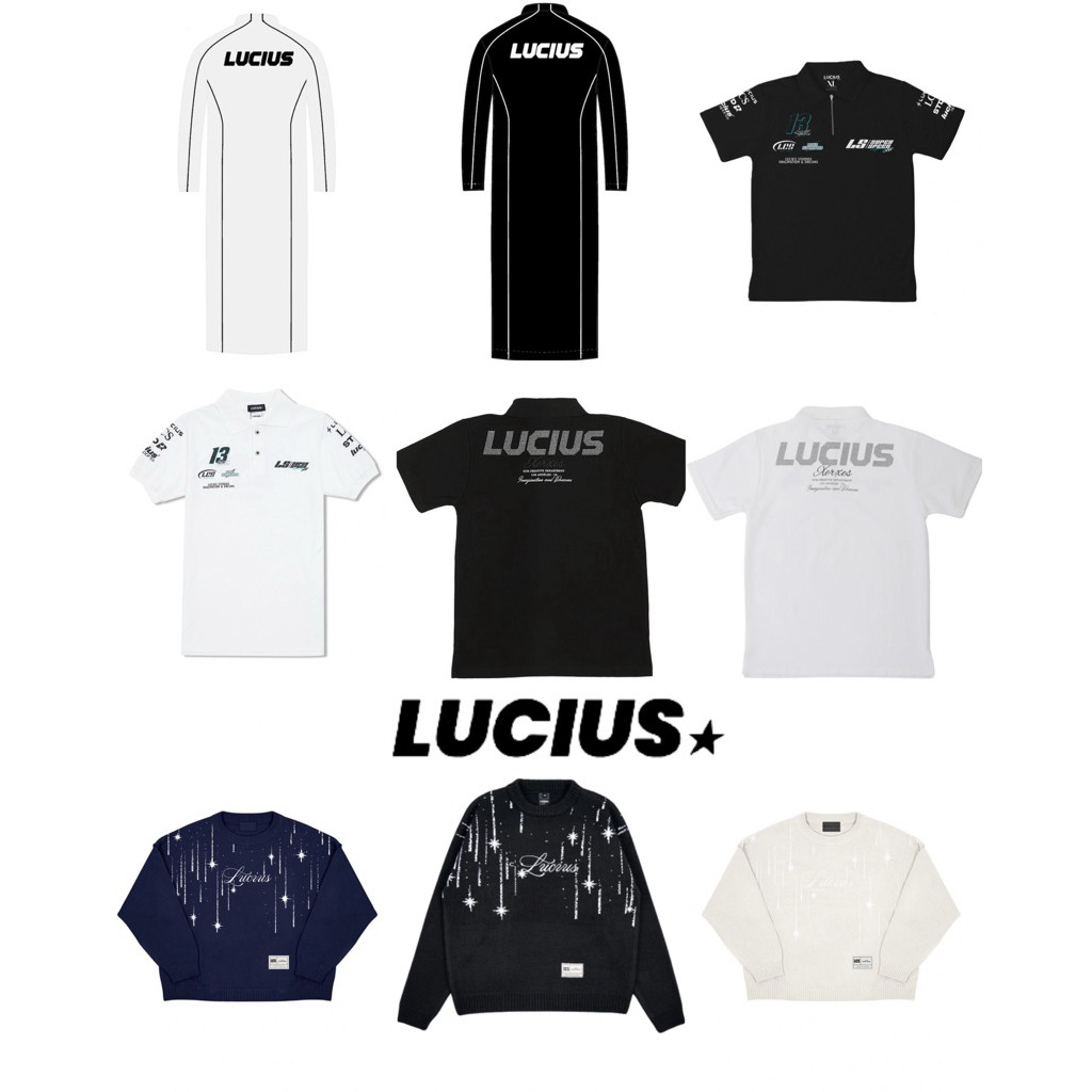 (TERMURAH ORIGINIAL 100%) LUCIUS POLO COLLECTION | LUCIUS CRYSTAL BLACK/WHITE | POLO STARBOY | GAMIS