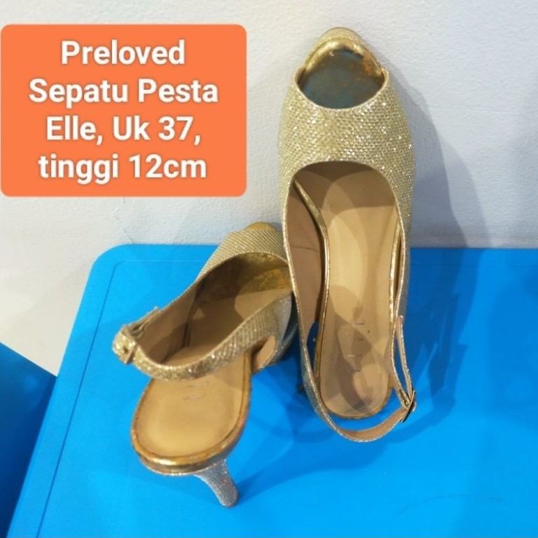 Preloved Sepatu Pesta Elle, Ukuran 37