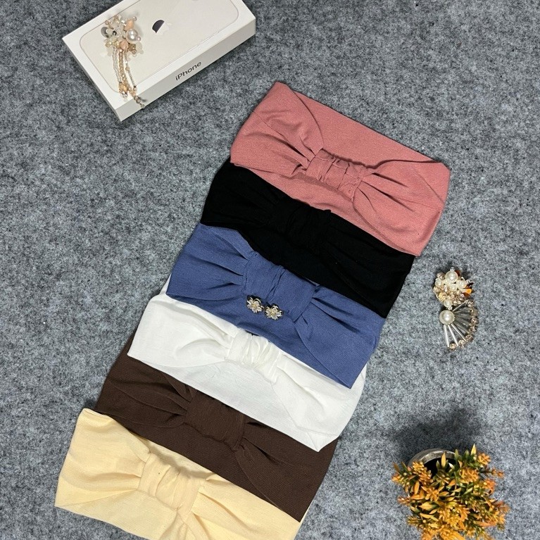 ciput bandana kaos karet belakang-ciput bando anti budek