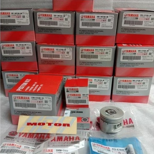 PISTON KIT SEHER RING YAMAHA GENUINE PART MIO J oversize Standar ORI PASSS