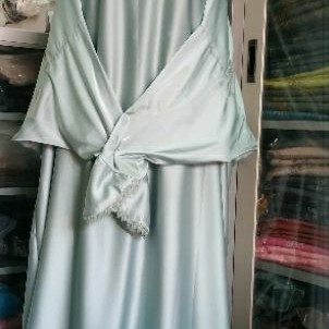 Mukena Terusan Armani Sutra silk Premium