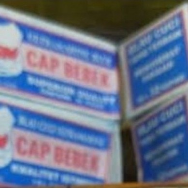 BLAU CUCI KOTAK ISI 4pcs CAP BEBEK DAN BLAU BUBUK CAP WALET PER 5sachet - 213