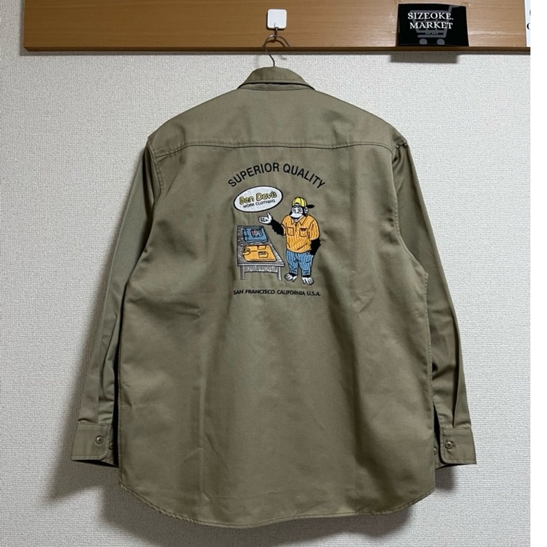 BEN DAVIS WORKSHIRT LONGSLEEVE