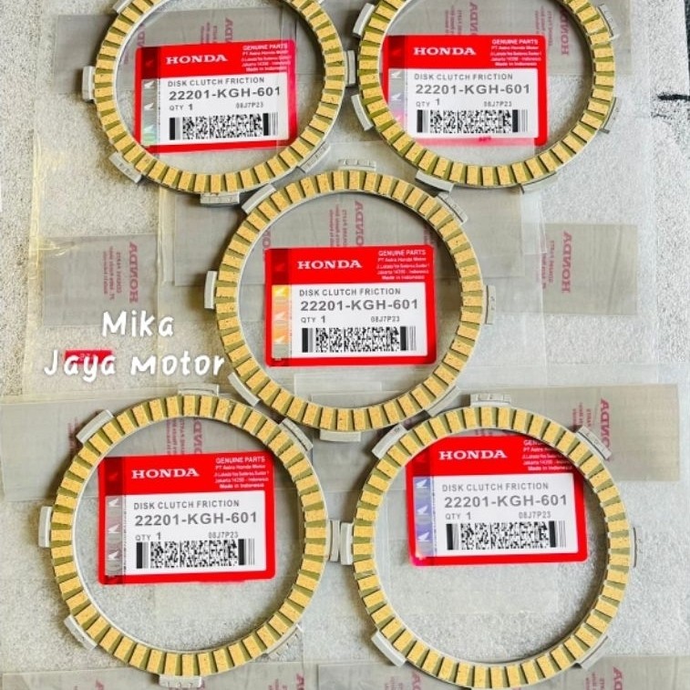 Kampas kopling KGH-601 Honda CS1 Sonic 125 original isi 5 keping
