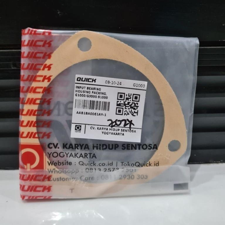 Sparepart Traktor Quick Input Bearing Housing Packing Traktor Quick G1000 / G3000 / S1000 Original