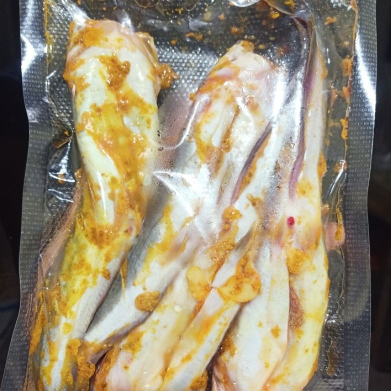 Lele Ungkep Bumbu Kuning Marinasi Frozen Siap Goreng Praktis