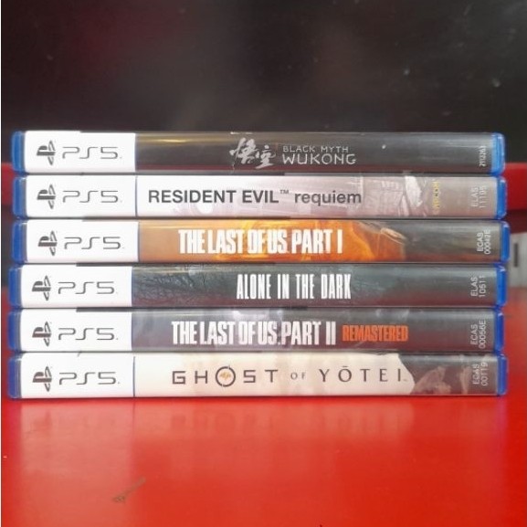 KASET PS5 BD PS5 ALL JUDUL SECOND (YOTEI/RE REQUIEM/WUKONG/TLOU 1/TLOU 2 REMASTERED/ALONE IN THE DAR