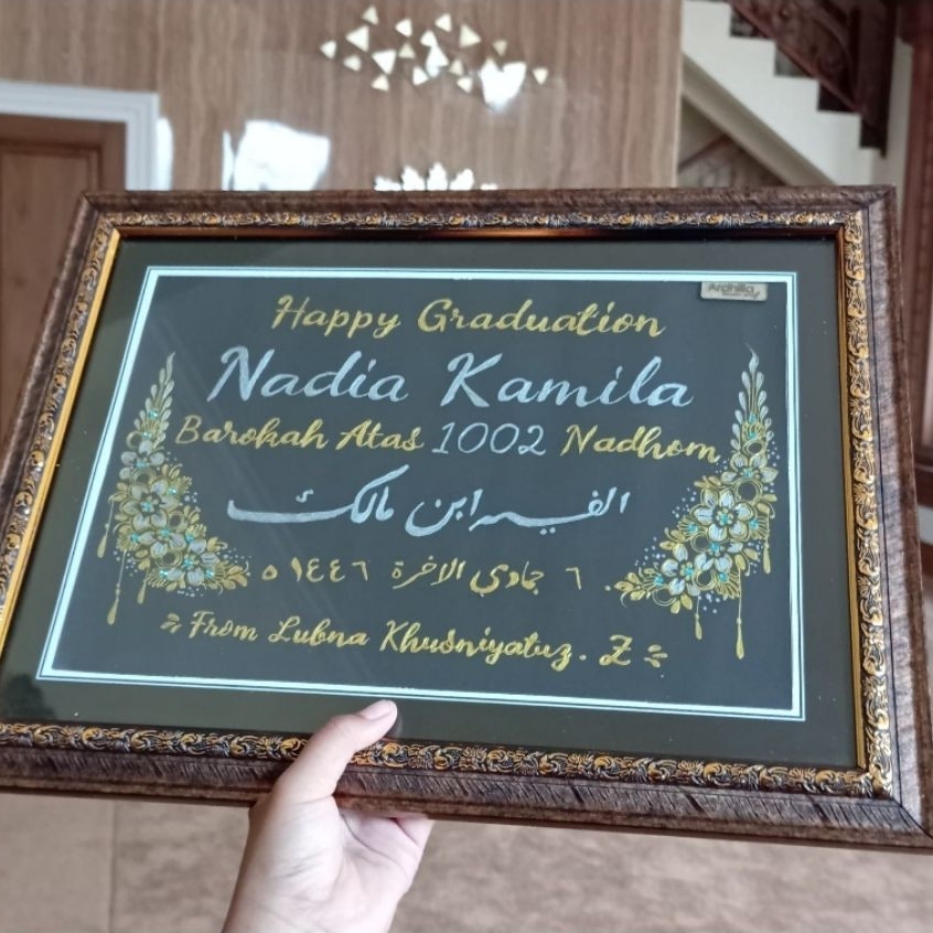 Henna Craft Frame | Design Custom | Kado Unik