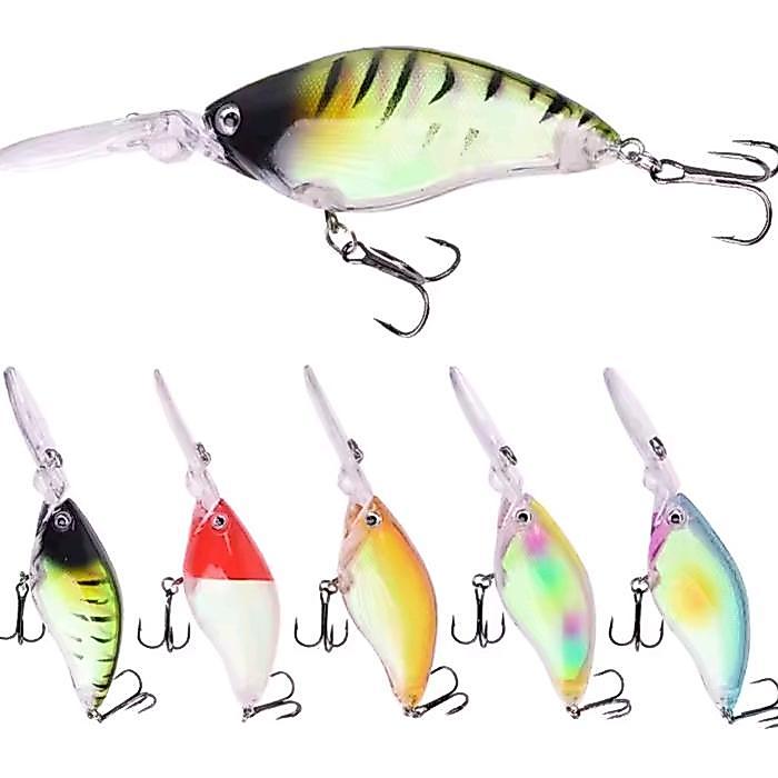 UMPAN PANCING LURE CASTING CRANKBAIT 11cm - KERAPU BLACKBASS - 1