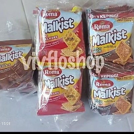Malkist Roma Crackers / Malkist Abon / Malkist Coklat (isi 10)