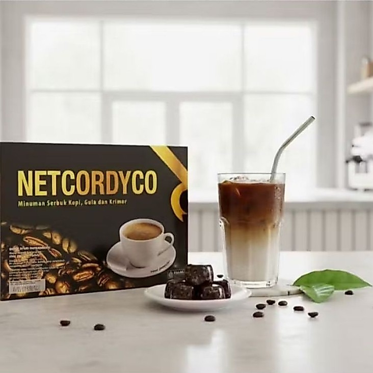 1 Box Kopi Cordyco 10 Sachet - Membantu Meningkatkan Stamina, Antioksidan, dan Daya Tahan Tubuh