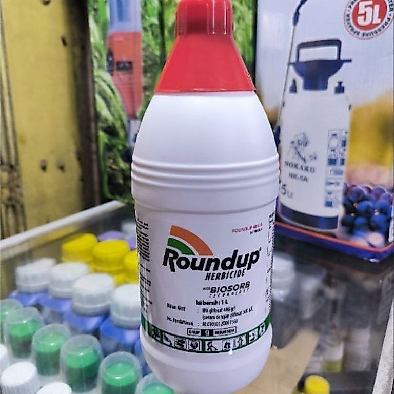 ROUNDUP 1000ml / ROUNDUP BIOSORB 486SL 1 LITER / PEMBASMI RUMPUT / PEMBASMI ALANG ALANG / pembasmi g