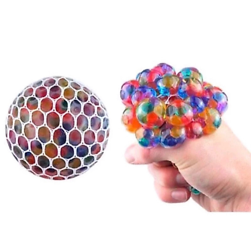 SQUISHY MESH BALL | MAINAN ANAK | BOLA SQUISHY JARING