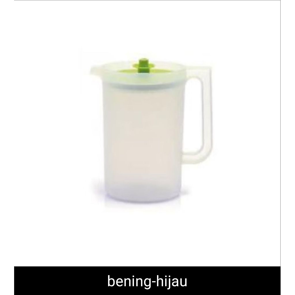 Teko Bening Tutup Hijau / Pitcher 2 L Tupperware ORI dan baru