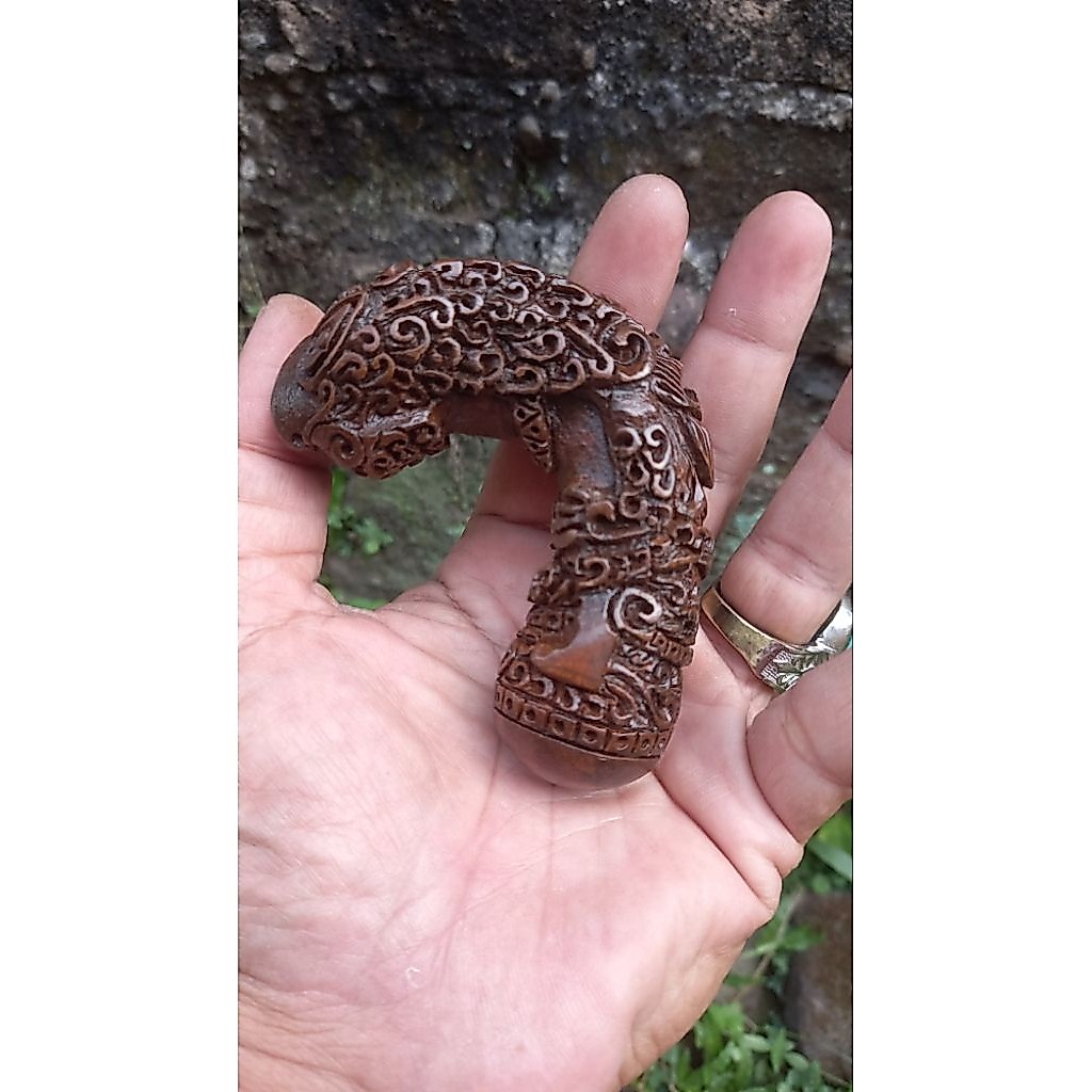 deder keris full ukir kayu bunga kantil deder keris ukir jawa demond deder keris cirebon deder keris