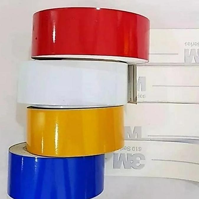 TERBARU - stiker 3m 610 scotchlite Stiker 3m 610 Sticker 610 Ukuran 2"inchi x45M