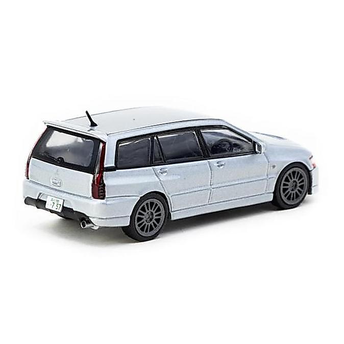 TARMAC WORKS 1/64 - T64R-042-SL MITSUBISHI LANCER EVOLUTION WAGON SILVER - T64R-075-RE FERRARI F40 L