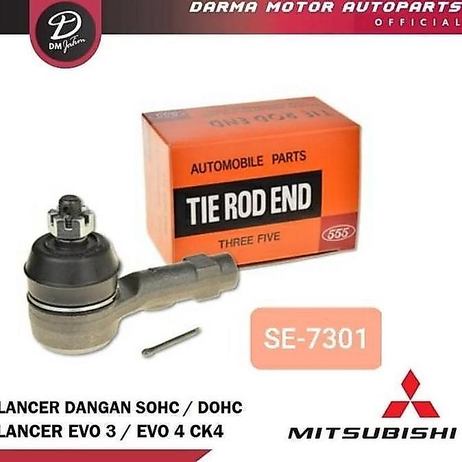 Tie Rod End Mitsubishi Lancer Evo 3 Cb245 1993-1996 Evo 4 Ck4 Dangan Sohc Dohc Merek 555 Made In Jap