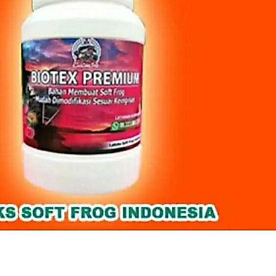 New Biotex Premium Bahan Bikin Soft Frog Kemasan 900 ml