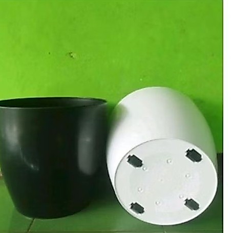 pot lovenia. pot pelastik untuk bak air dan pot bunga. ukuran 40 cm. model terazzo
