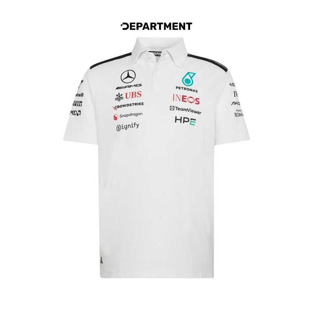 ADIDAS MERCEDES - AMG PETRONAS FORMULA ONE TEAM ENGINEERS Kaos Polo Pria KE5524 ORI