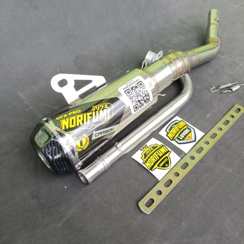 gtx honda Knalpot NORIFUMI GTX RBT trail kharisma Supra Vega Revo jupiter smash Shogun Kirana Blade 