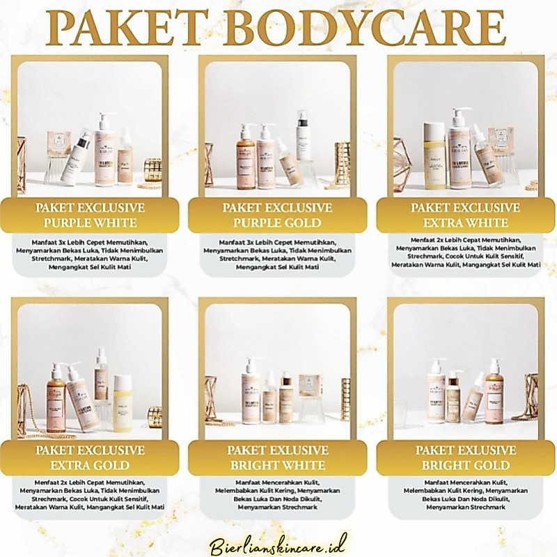 BIERLIAN PAKET HANDBODY WHITENING ORIGINAL/ HB BIERLIAN SKINCARE [Free Pouch]