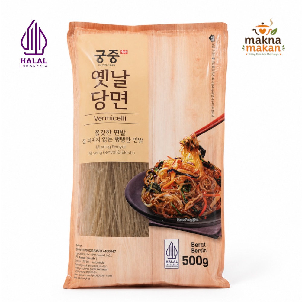 MIGA Korean Vermicelli 500gr Mie Japchae Sohun Bihun Dangmyeon Glass Noodle Halal