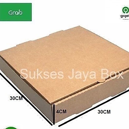 Kardus Packing Dus Kemasan Hampers Box Pizza ukuran 30x30x4 cm