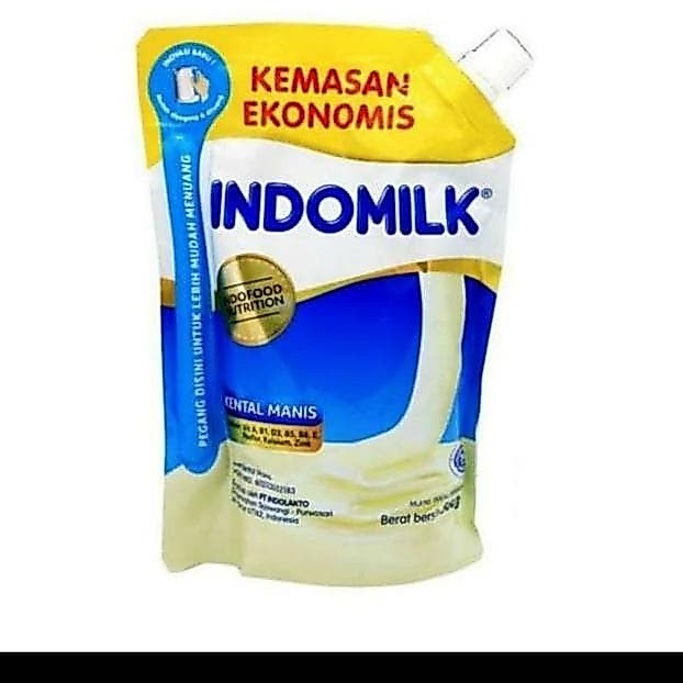 INDOMILK PLAIN SUSU KENTAL MANIS POUCH 560 ML