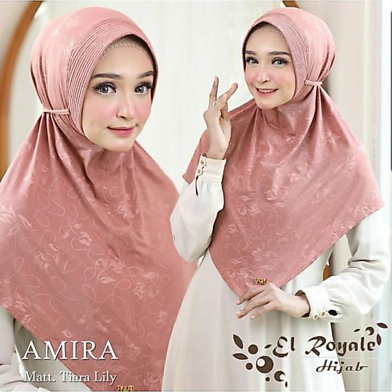 Jilbab Instan Bergo ped AMIRA EL Royale