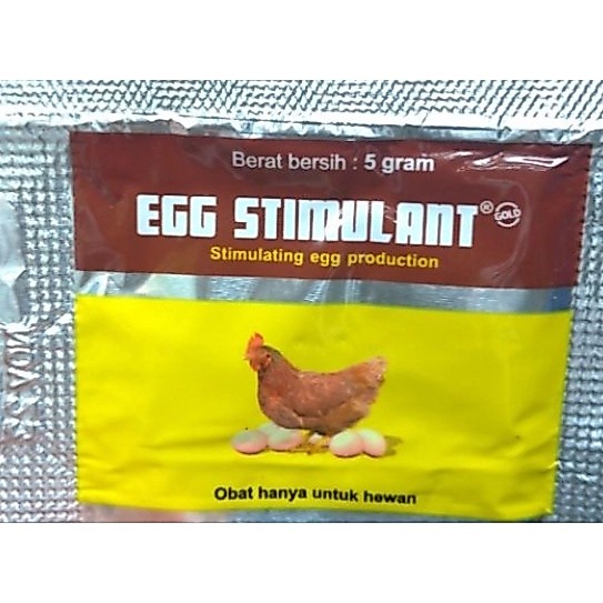 EGG STIMULAN 5 GRAM Vitamin Ayam Bertelur Pemacu Ayam Bertelur Egg Stimulant Multivitamin Vitamin un