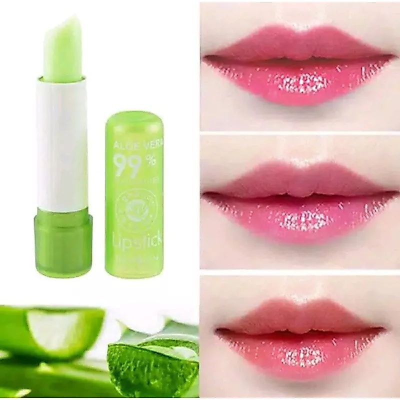Lip Balm ALOE VERA 99% - Lipstick Soothing Gel - Lipbalm Pelembab Bibir lipstik lipgloss aloevera
