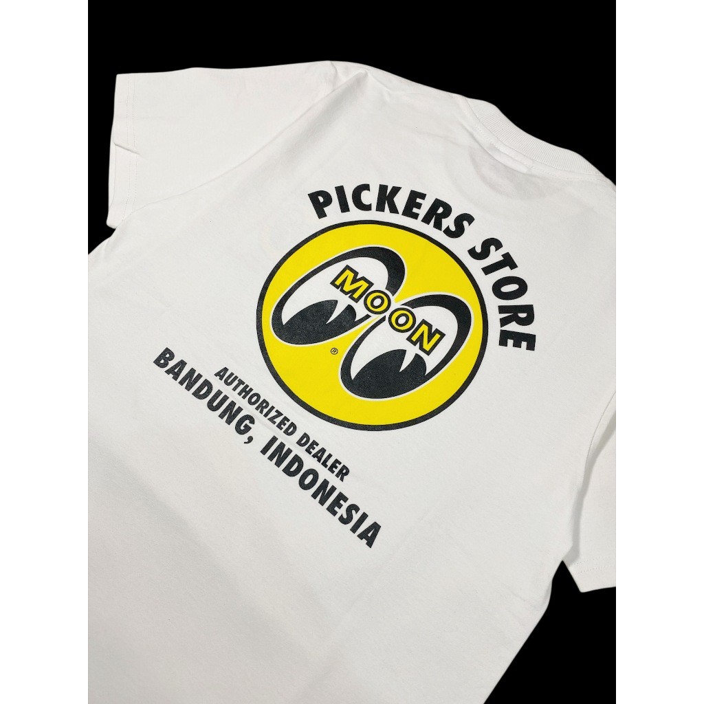 PICKERS SERVICE Moon x Pickers Tshirt - White