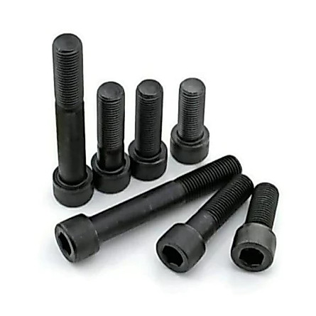 5 pcs Baut L M4 Hitam/Baut L M4 Baja DRAT HALUS KUNCI L3/ BAUT L 4MM M4 HITAM BAJA KUNCI L 3