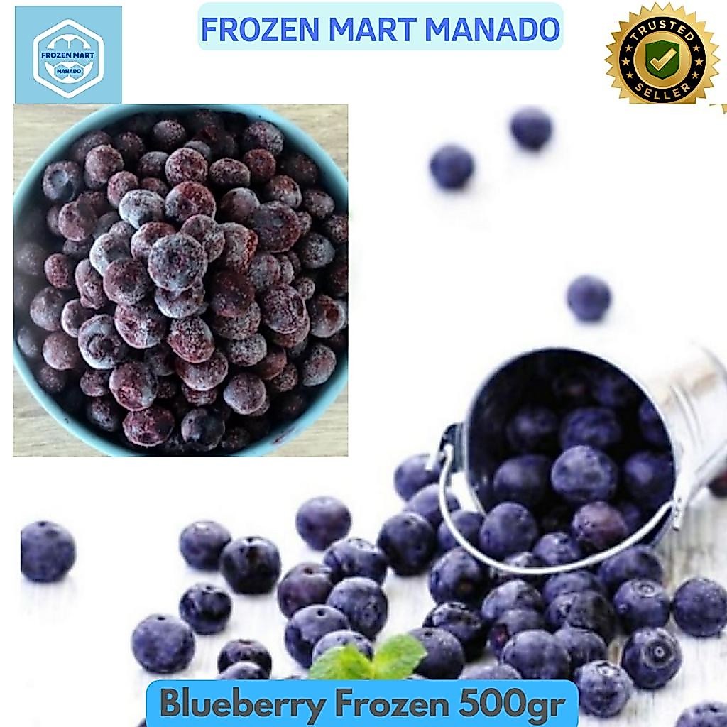 Blueberry Frozen 500gr - Frozen Mart Manado (Frozen Food Manado)