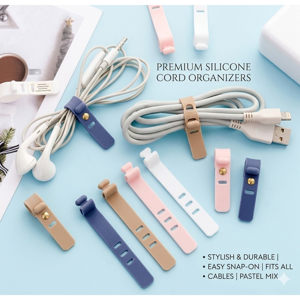 Pengikat Kabel Charger / Ikat Kabel Silikon