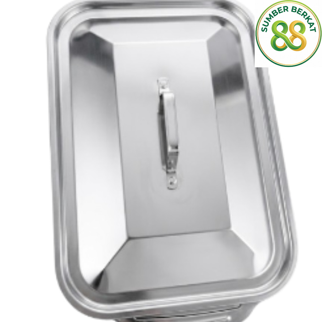 Panci Stainless 41CM Set Tutup Wadah Saji Prasmanan
