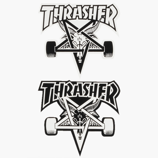 Thrasher Sticker Skategoat Logo Large | Stiker Vinyl Import | Etaks Store