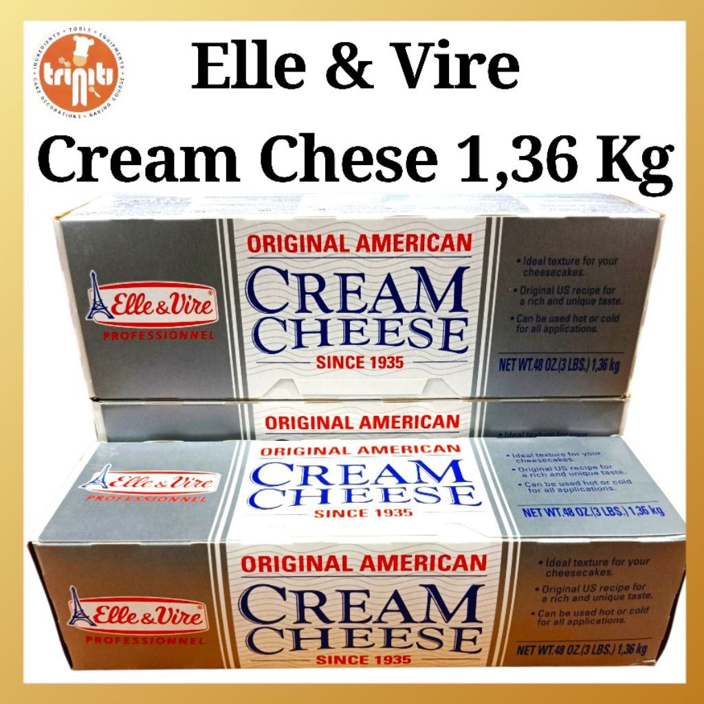 Cream Cheese Elle & Vire 1.36Kg - Cream Cheese America
