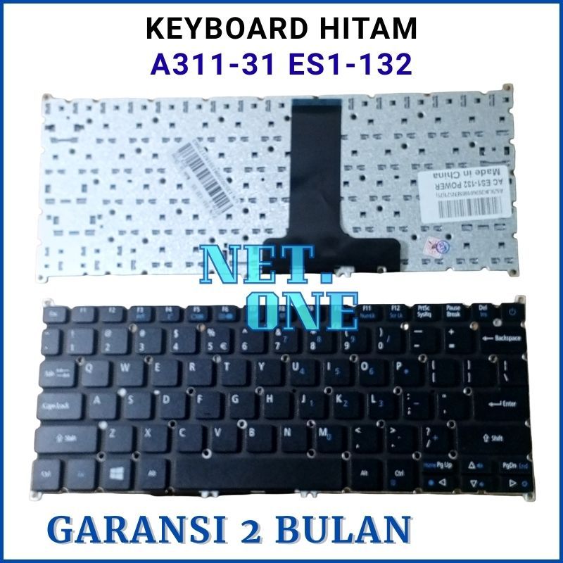Keyboard NOTEBOOK ACER Aspire ES11 ES1 132 ES1-132 TOMBOL POWER -NETONE