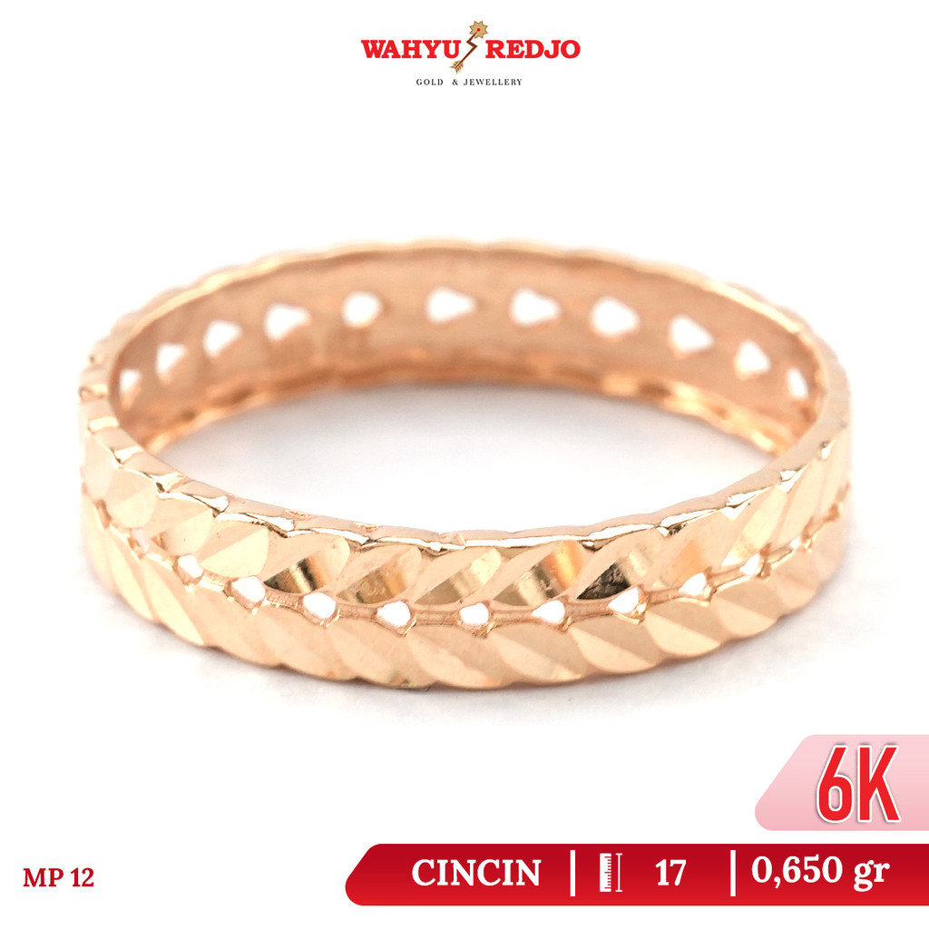 Cincin Daun Emas Kadar 6K Wahyu Redjo CC-6K-31990984 Non Pameran