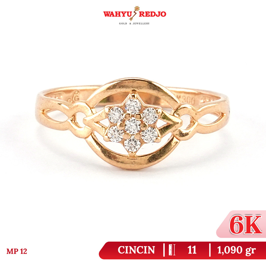 Cincin Emas Kadar 6K Wahyu Redjo CC-6K 31817539