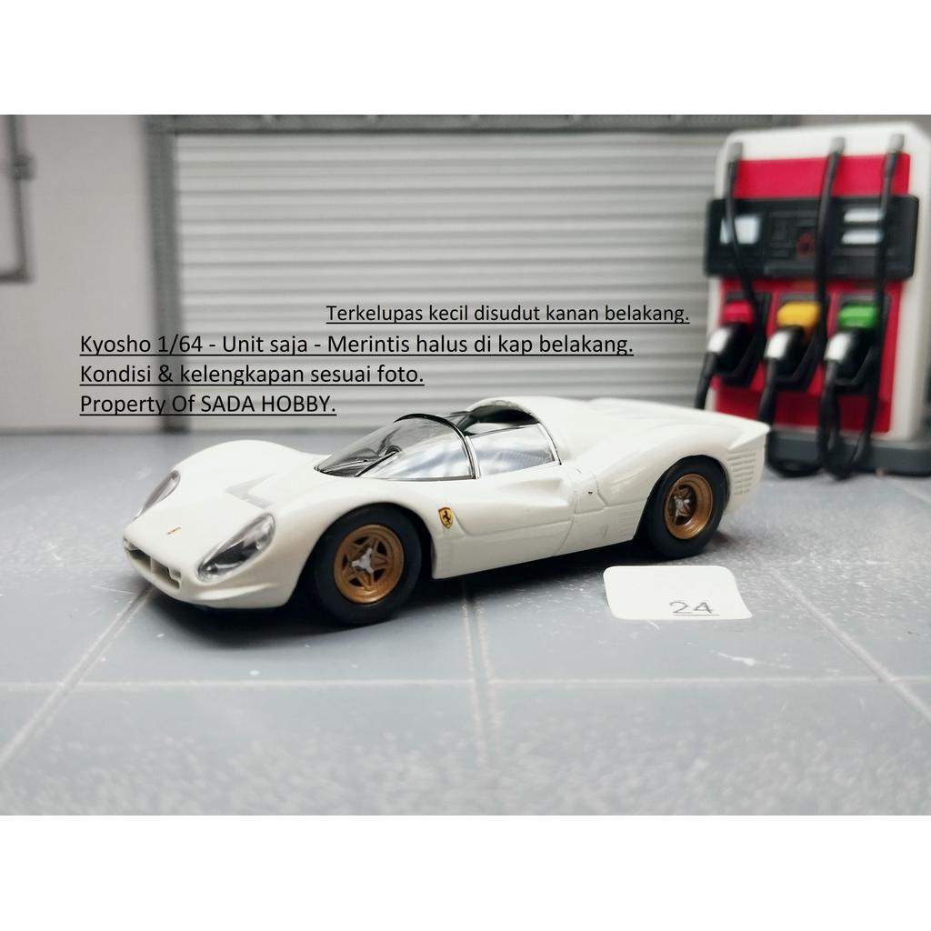 Kyosho Ferrari 330 P4 White Unit Only Minus 1/64